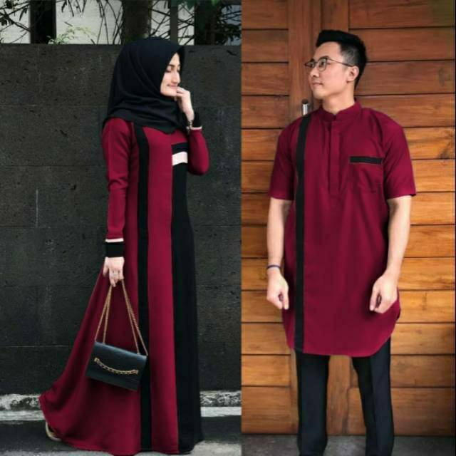 Baju Couple Keluarga Couple Dress Midi Couple Dress Jumbo Couple Dress Batik Baju Couple Formal Coup