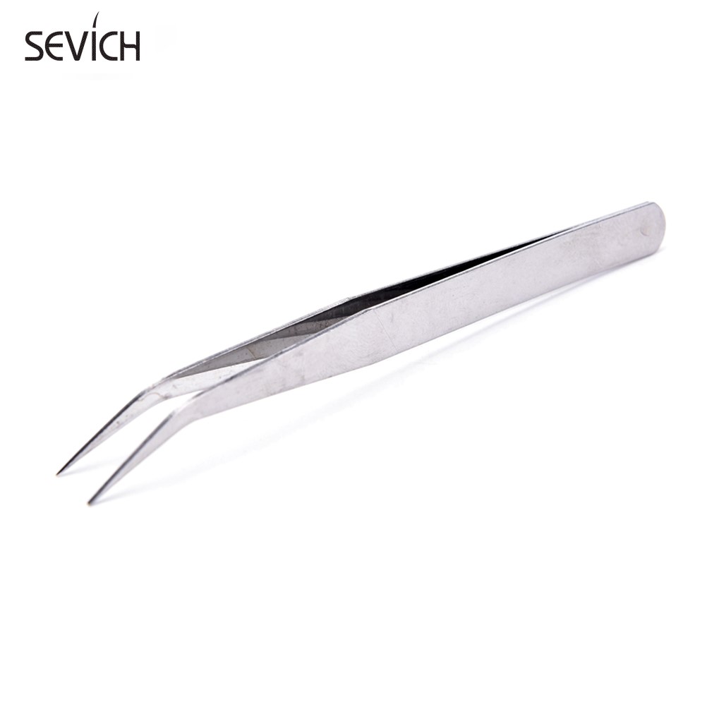 SEVICH Pinset Extension Bulu Mata Bahan Stainless Steel