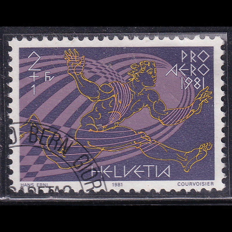 

Prangko Switzerland 1981 - Airmail - Pro Aero - The 50th Anniversary of Swissair