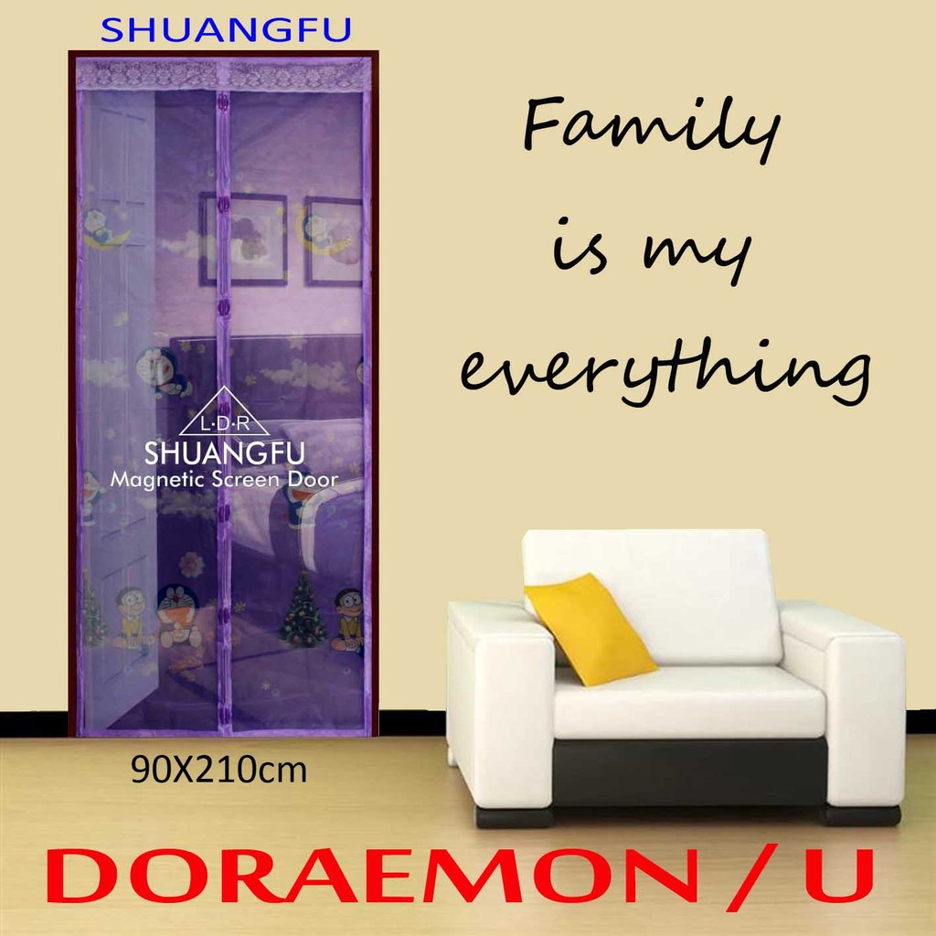 Tirai magnet doraemon / selambu magnet doraemon / gordern doraemon