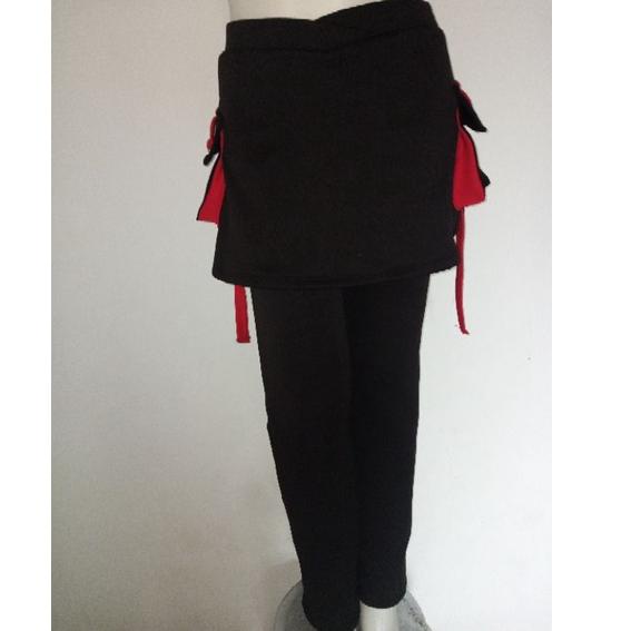 Super Sale.. celana senam rok wanita/celana rok kantong kombinasi merah putih/celana rok olahraga/ce