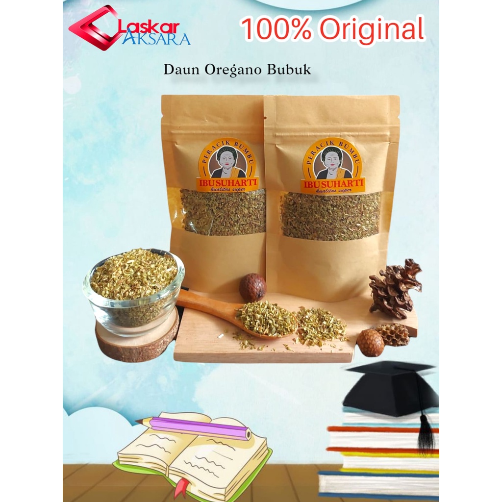 

Rempah Daun Oregano Kering Bubuk / Bumbu Masakan - Ibu Suharti // Premium