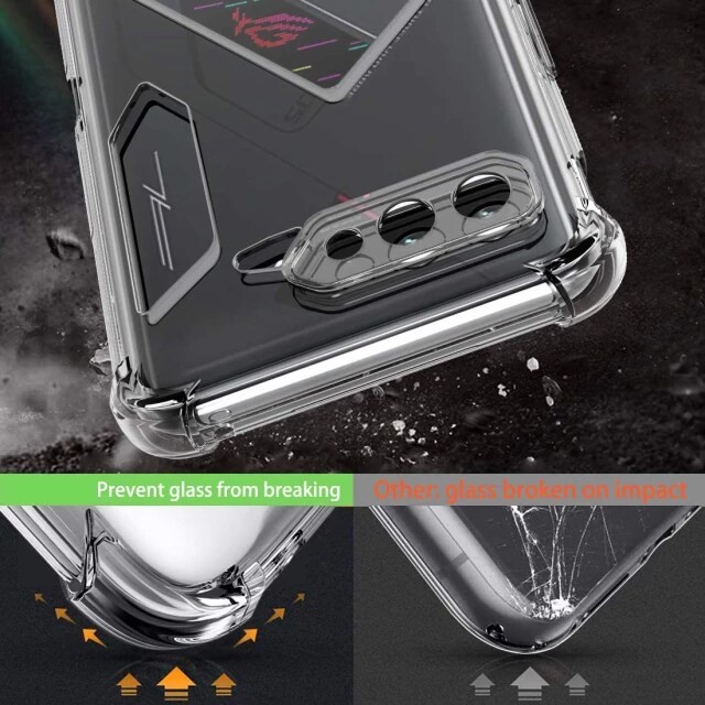 ASUS ROG PHONE 6 6 PRO 5 5S PRO ULTIMATE SOFT CASE AIRBAG PROTECTION CAMERA