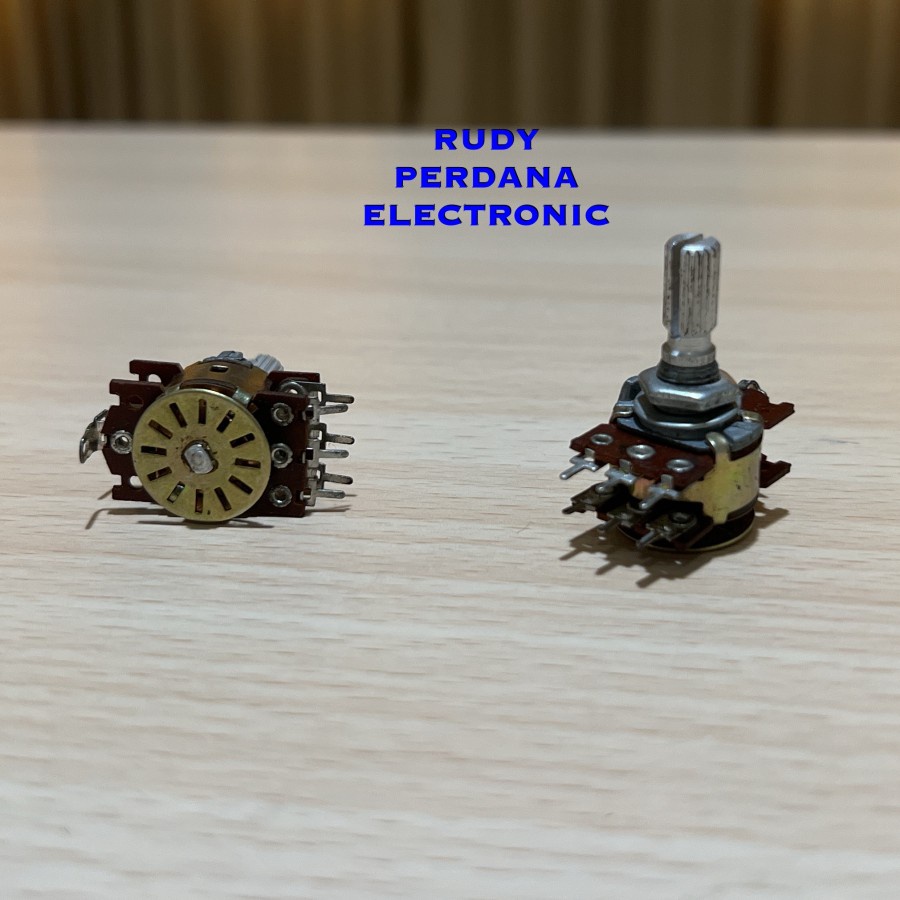 POTENSIO 50K 50 K OHM Ω STEREO PLUS CT ROTARY KLIK