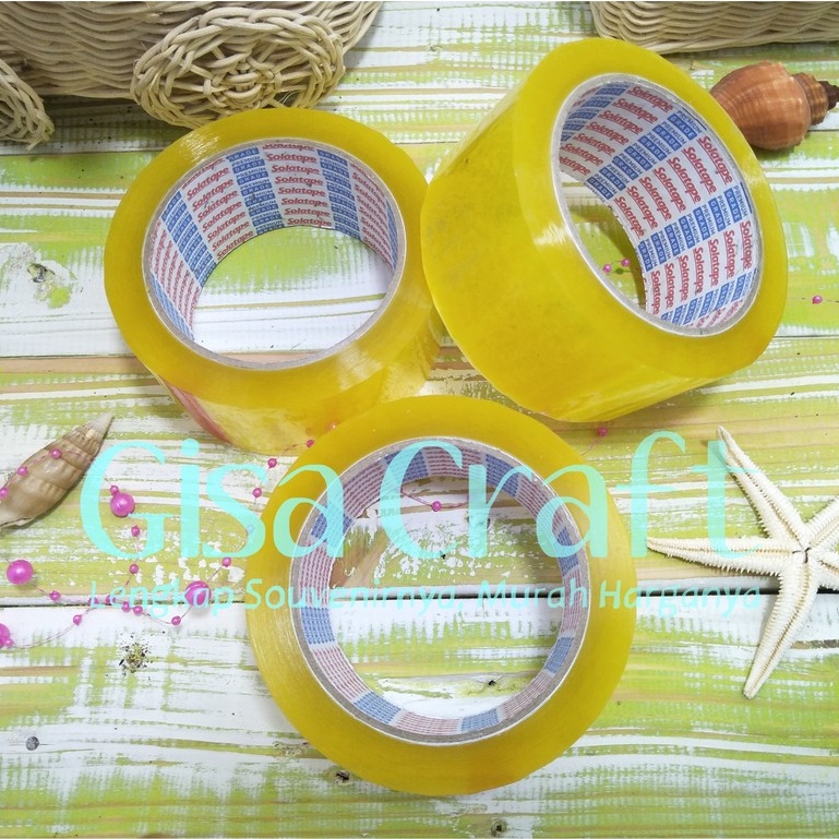 

Lakban putih transparan / solasi