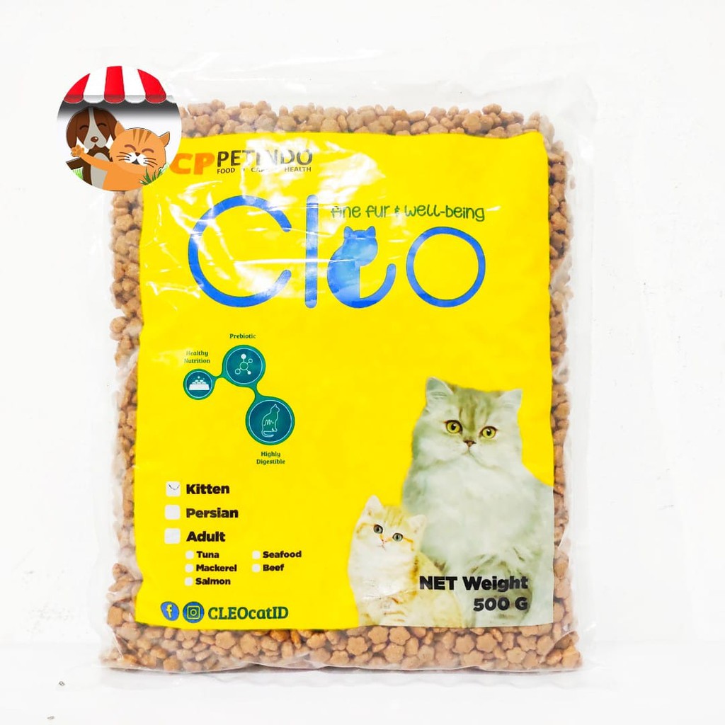 Cleo Kitten Ocean Fish Repack 500gr Makanan Anak Kucing