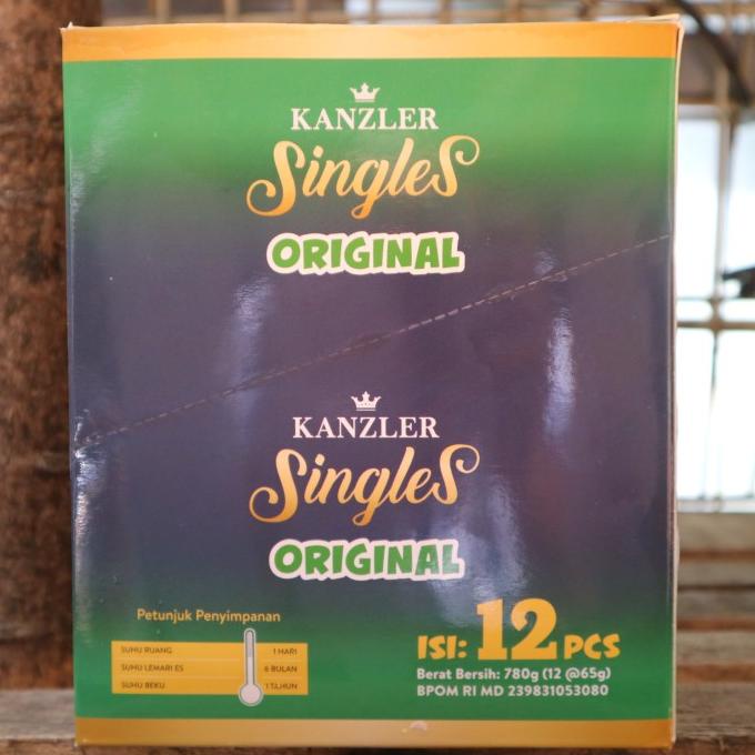 

MAKANAN BEKU / SOSIS KANZLER SINGLES ORIGINAL 65 GR 1 BOX NON COD