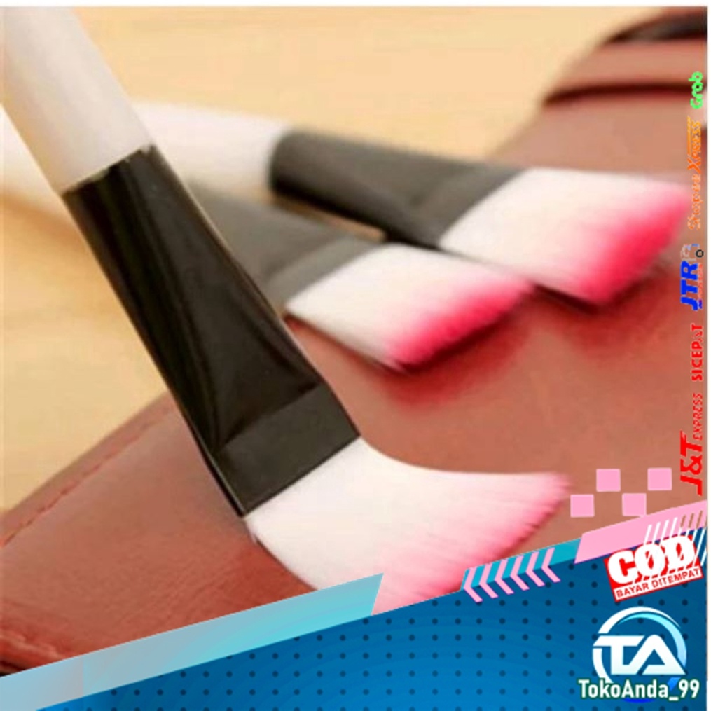 KUAS MASKER / KUAS MASKER MURAH / KUAS WAJAH BRUSH MAKEUP WARNA MURAH / KUAS MASKER BULU / BRUSH MAK