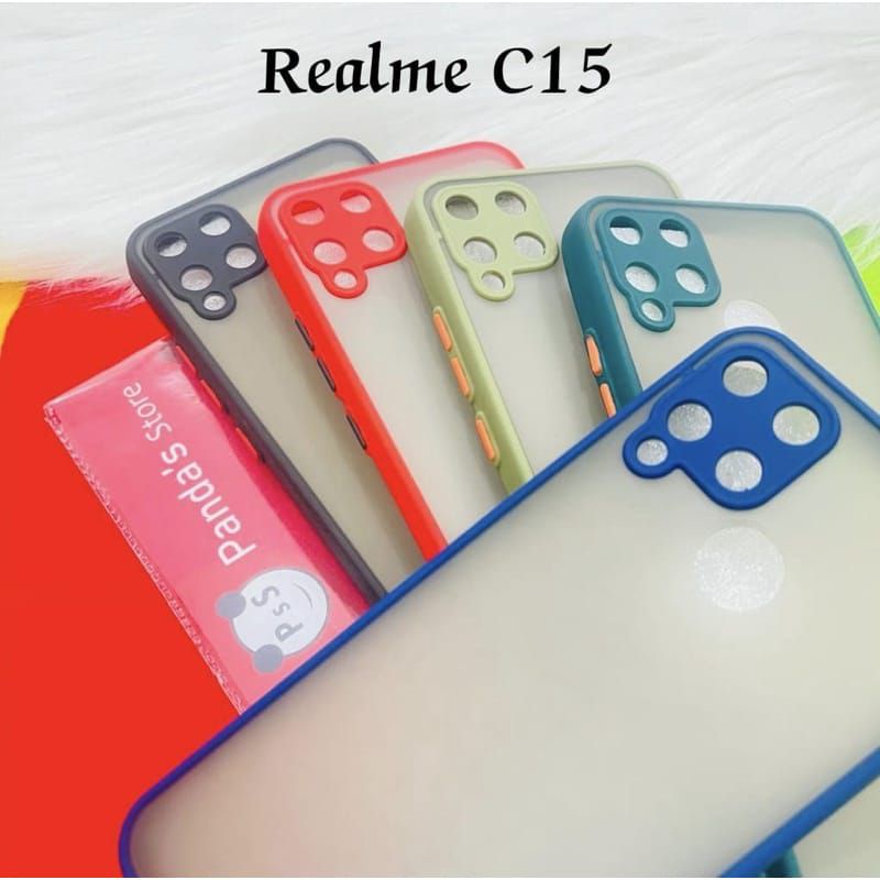 SLIKON/CASE SOFT REALME C15 ADA PELINDUNG CAMERA MY CHOICE CASE