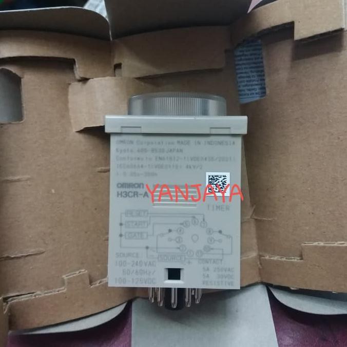 Cantik Timer H3Cra Kaki 11 220V Omron/H3Cr A 11Kaki Omron Trendi