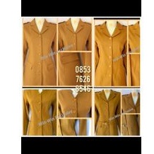 setelan blazer kerja kantor wanita pdh coklat kantor