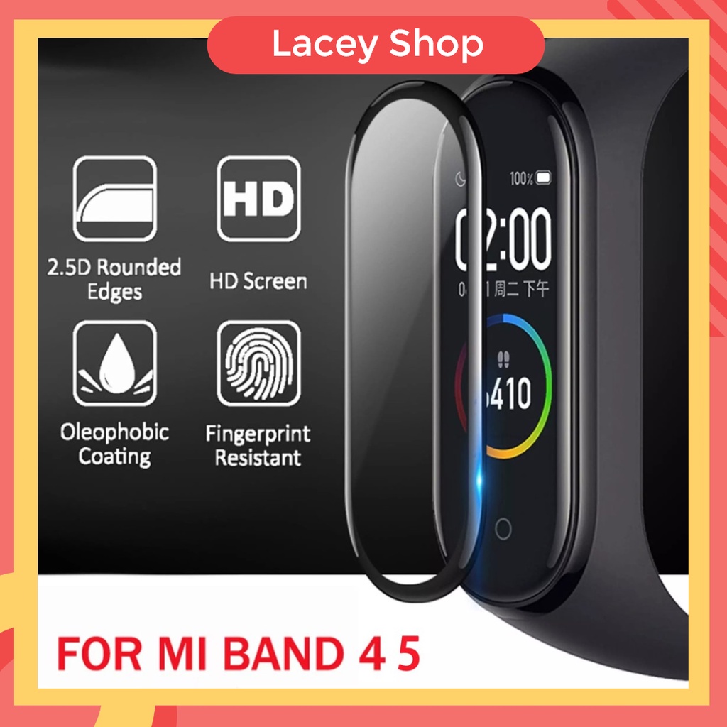 Anti Gores Xiaomi Mi Band 3 4 5 6 Pelindung Layar MiBand 3D 2D Screen Protector