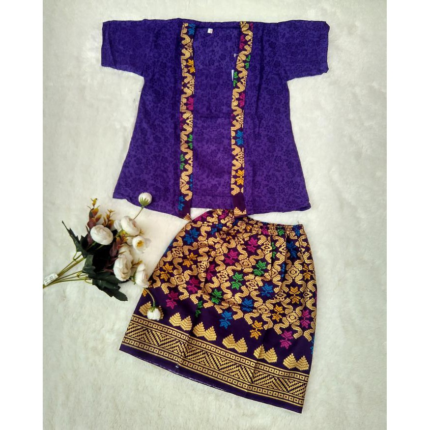 Sangat Laris Baju Kartini Anak Umur 2-4 Th/ Kebaya Kartini/ Kutubaru Kids - 3-4 Tahun, Hijau Tosca