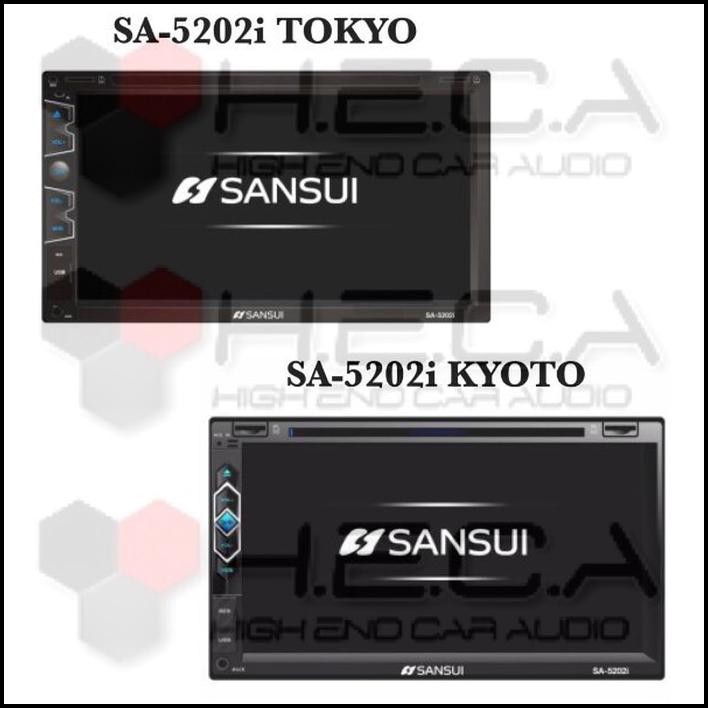 Sansui Sa-5202I Full Hd Sa5202I Head Unit Tape Tv Double Din + Camera