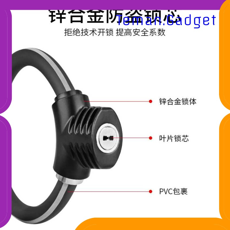 TG-IB740 CYCLINGBOX GEMBOK SEPEDA CABLE RING 110MM - BG-8238