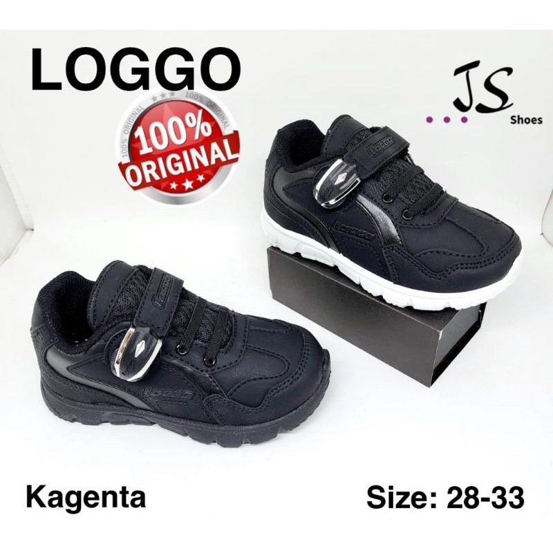 LOGGO KAGENTA - SEPATU SNEAKERS SEPATU SEKOLAH MAGNET ANAK MERK LOGGO ORIGINAL