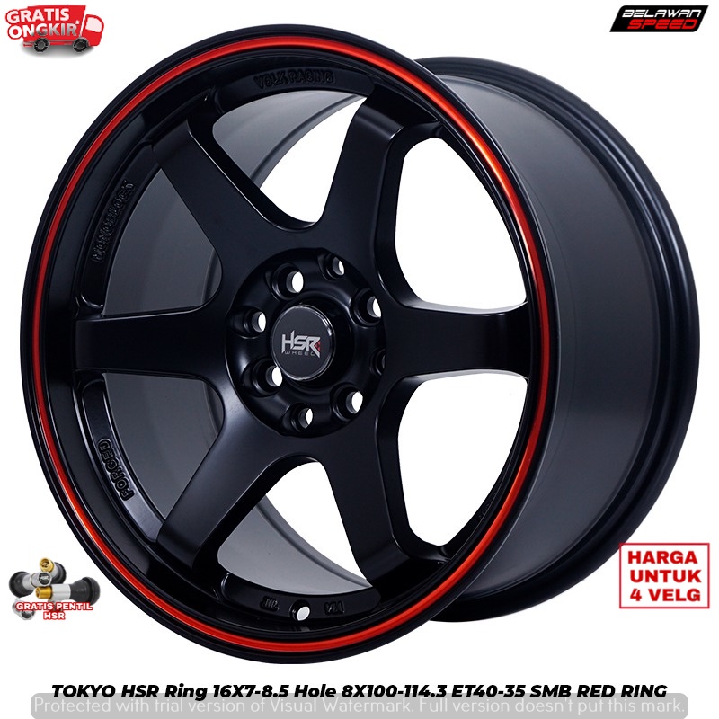 PELEK VELEK VELG MOBIL RING 16 VARIASI MURAH UNTUK JAZZ YARIS MOBILIO AVANZA XENIA R16 HSR TOKYO FC