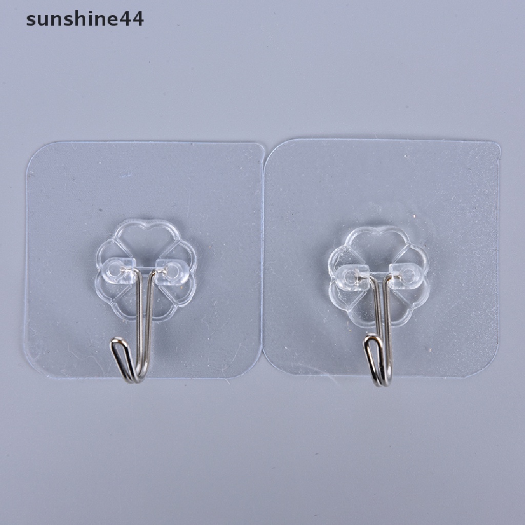 Sunshine 1pc Gantungan Dinding Dengan Suction Cup Kuat Untuk Dapur / Kamar Mandi