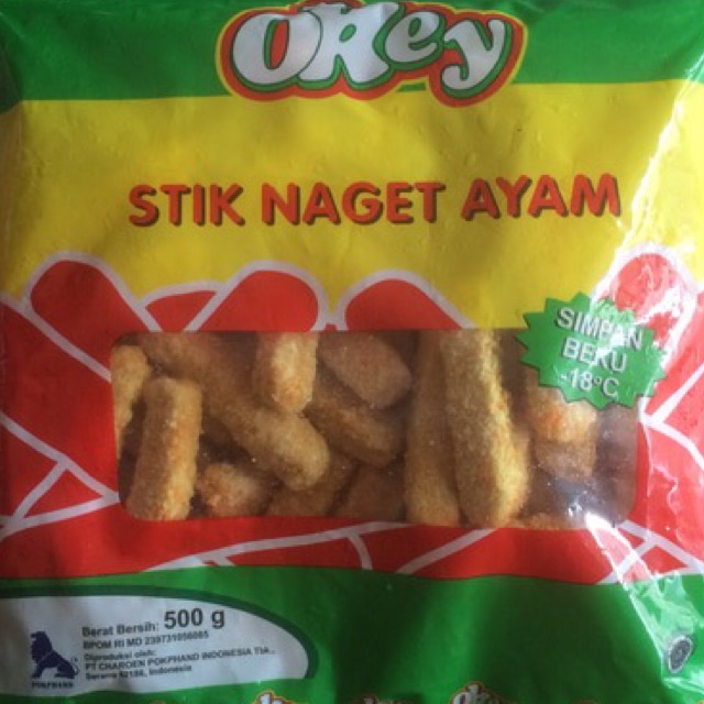 

Okey stik naget ayam 500 g