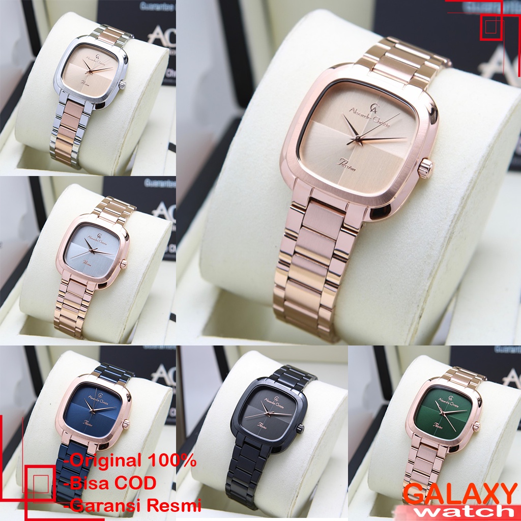 ALEXANDRE CHRISTIE WANITA ORIGINAL GARANSI RESMI 1 TAHUN JAM TANGAN WANITA ALEXANDRE CHRISTIE AC 298