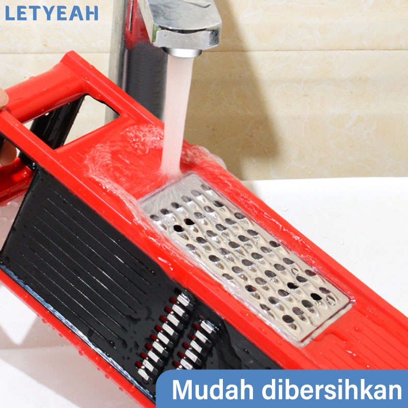 letyeah Parutan serbaguna / parutan sayur manual / alat pemotong sayur / alat pengiris grater dapur