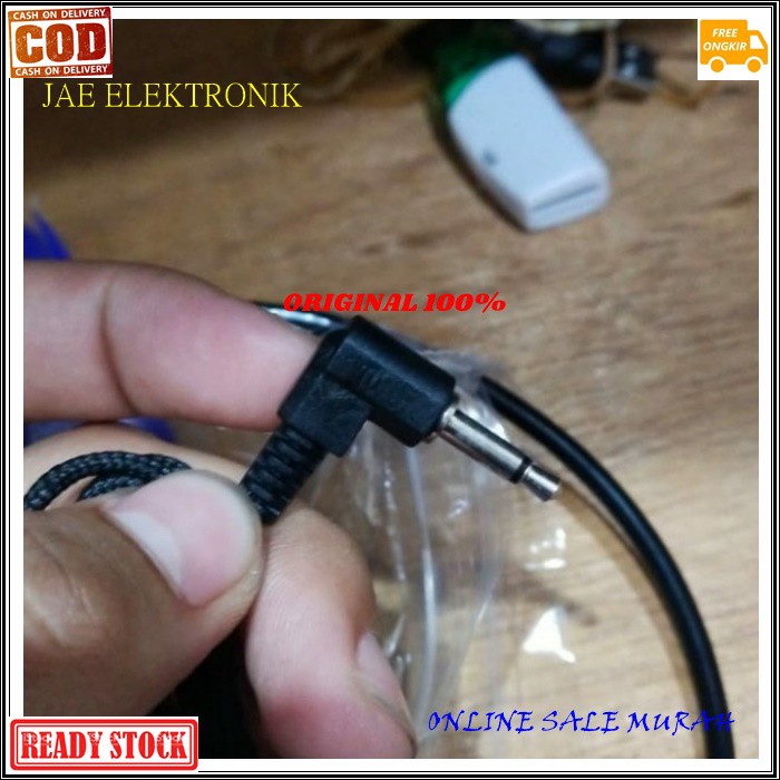 G511 Mic headset jack L 3.5mm original mik bando microphone hf clip mikrophone handsfree kabel cable audio sound sistem vocal vokal universal karaoke meeting acara pidato portable speaker universal  Jack L  PANJANG 120-150 CM  BISA UNTUK SEGALA JENIS PERA