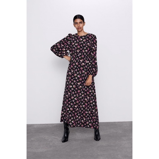 Zara Puff Sleeved Dress