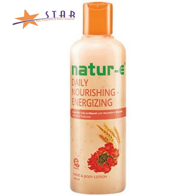 ✨STAR✨ Natur-E Hand Body Energezing (orange) 245ml /natur e body lotion 245ml