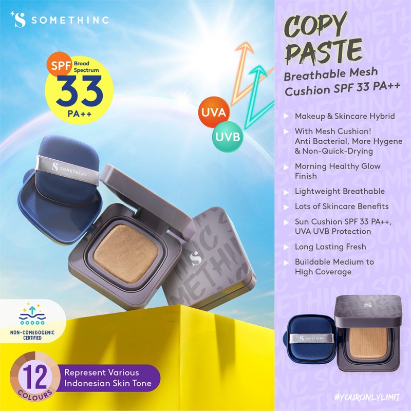 SOMETHINC copy paste BREATHABLE MESH CUSHION SPF 33 PA++