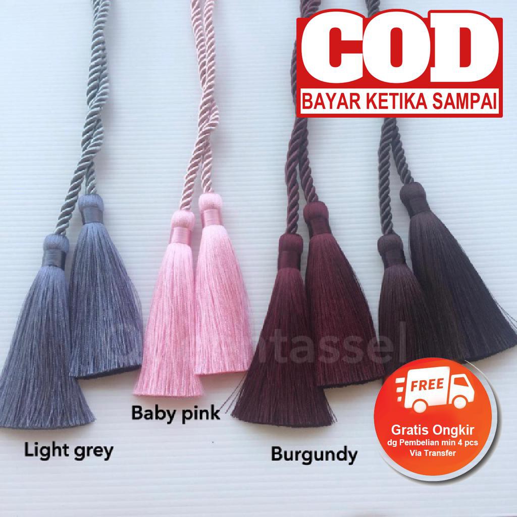 BELT TASSEL - SABUK SIMPEL DARI TALI ULIR DAN TASSEL PANJANG 2 M Victoria