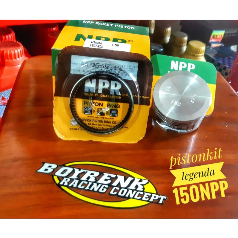 PISTON KIT LEGENDA OVZ 125,  150 ,175 sd 200NPP -BOYRENK RACING