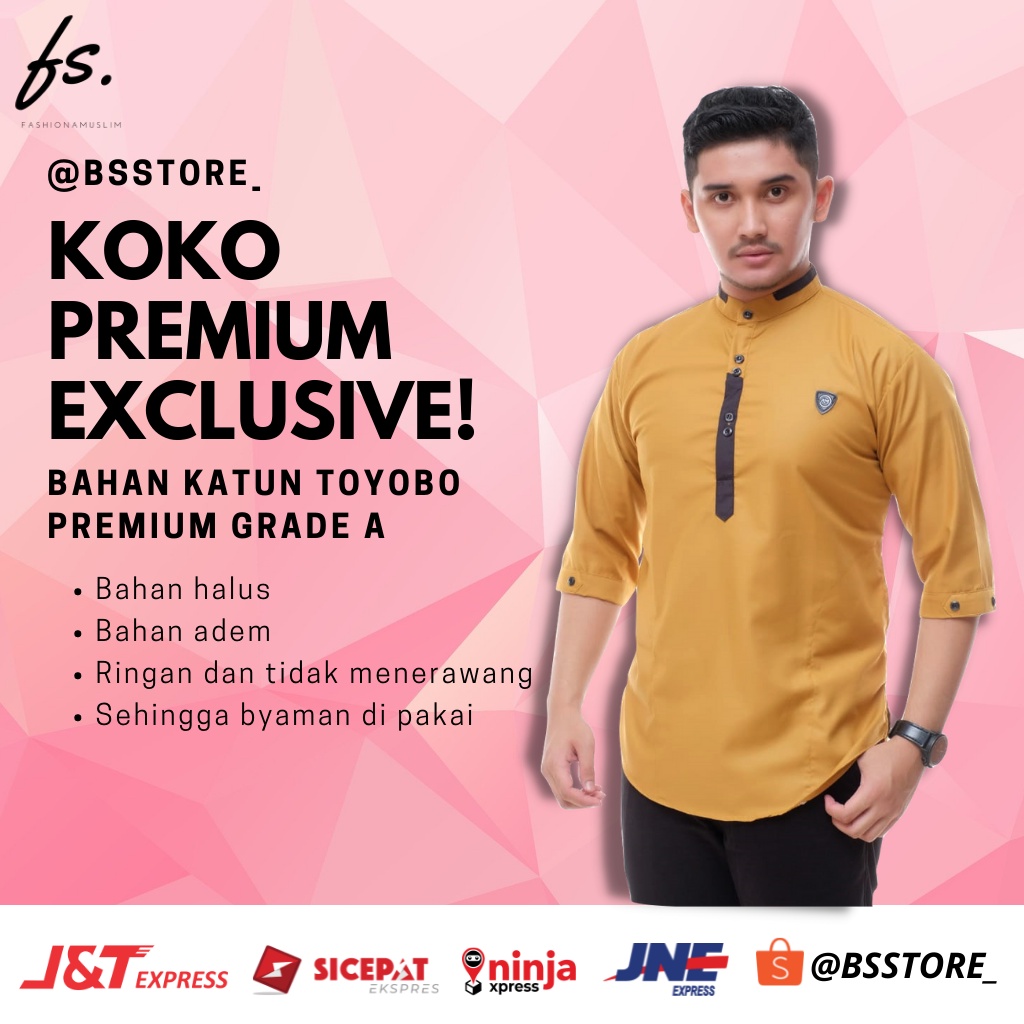 Baju Atasan Kemeja Jubah Pakaian Rompi Gamis Kokoh Muslim Pria Sholat Cowo Dewasa Pakistan Terbaru B