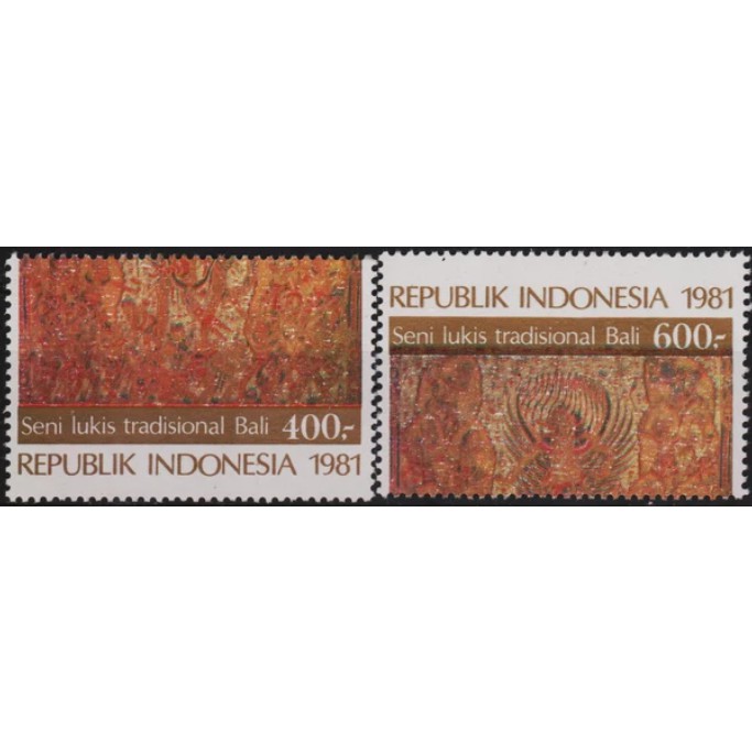 

Perangko Filateli Indonesia 02.05.1981 Traditional Balinese Painting