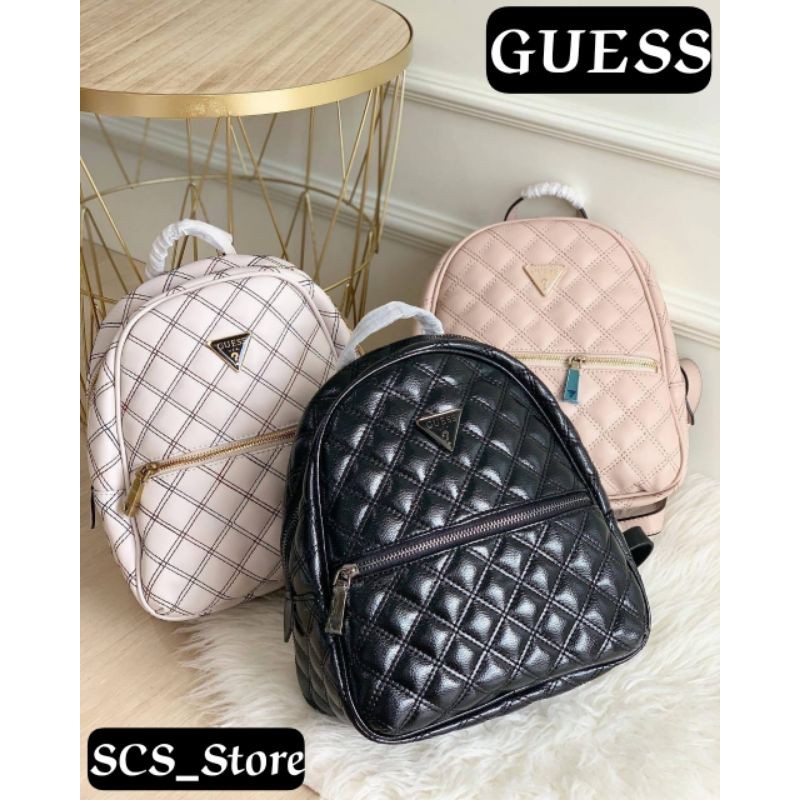 TAS RANSEK WANITA GUESS / TAS RANSEL BRANDED IMPORT TERMURAH (ORIGINAL)