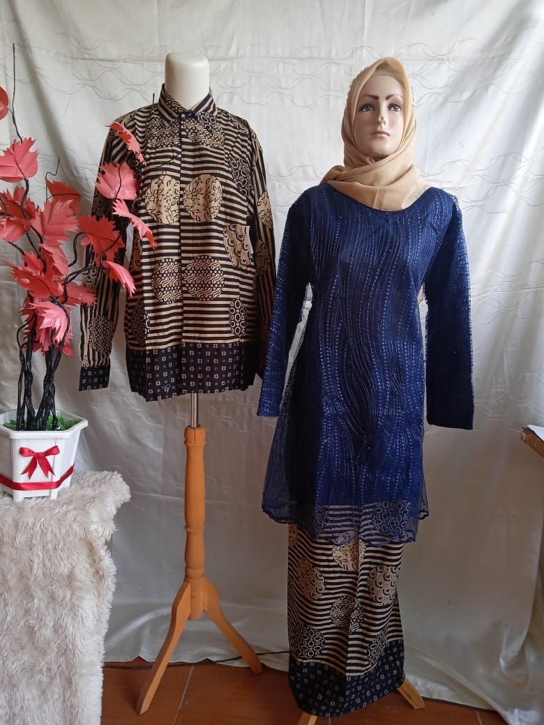 Maura Couple - Sania Ruffle Batik Couple