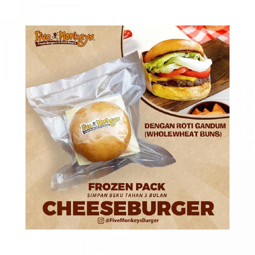 

Cheeseburger with Wheat Bun Frozen Burger