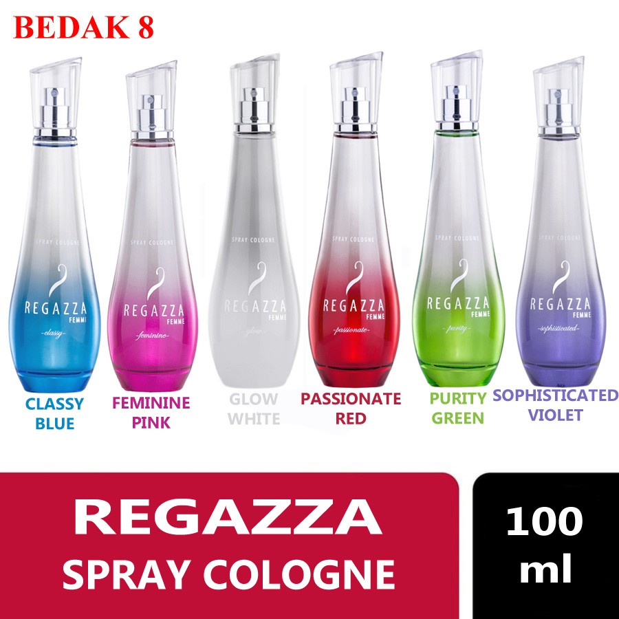 Regazza Spray Cologne 100ml (PLUS BUBBLE WRAP)