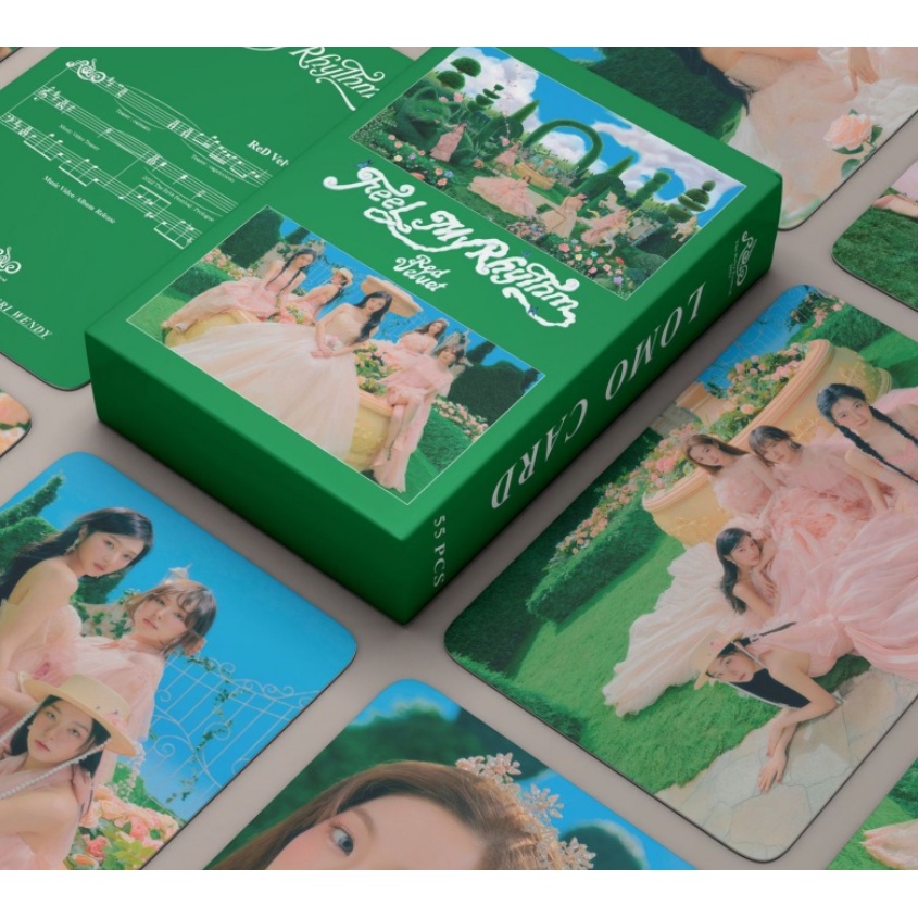 55pcs Kartu Lomo Foto Kpop Red Velvet Album 2022