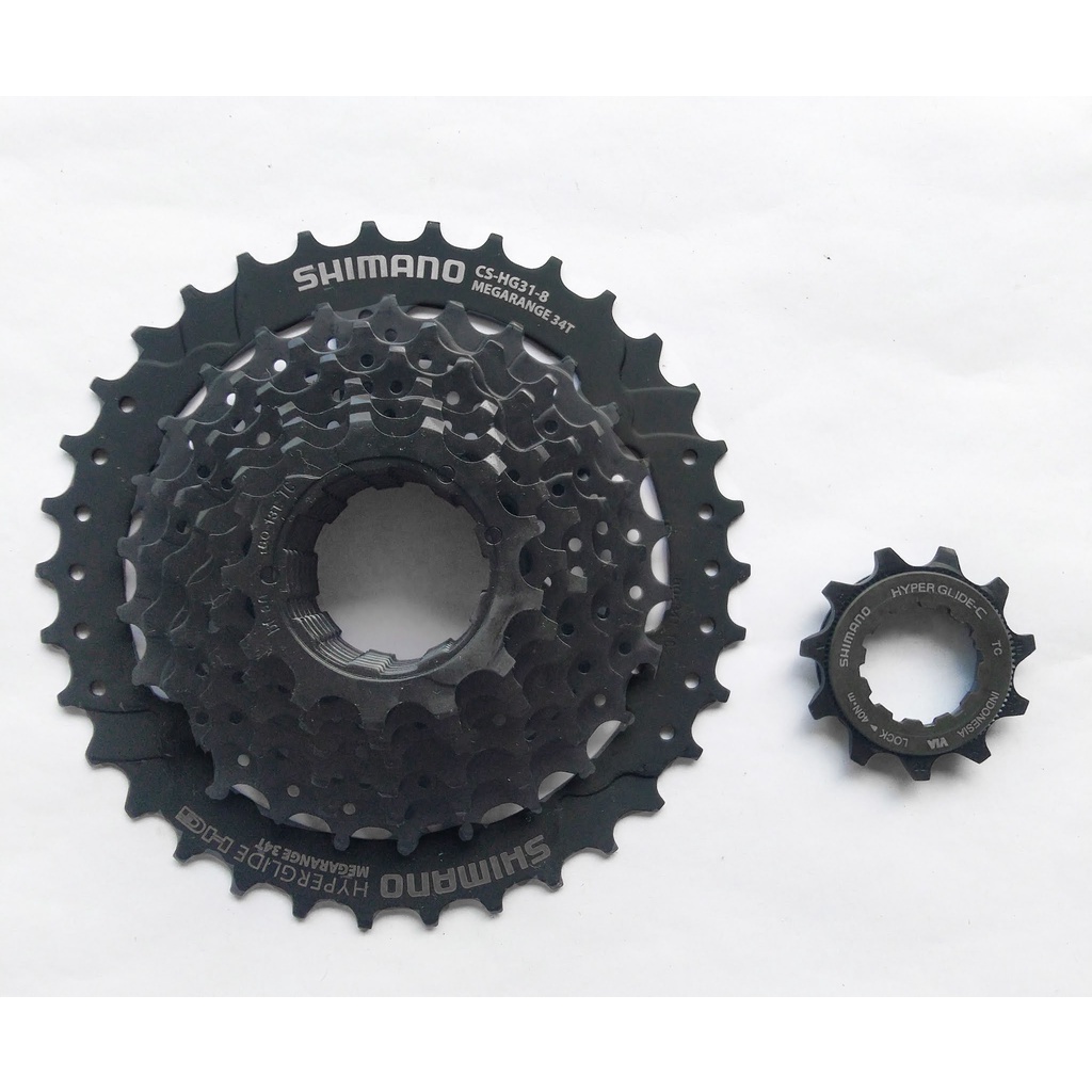 Sprocket Shimano HG41 8 speed 11-34T Sprocket 8 Speed Shimano 34T