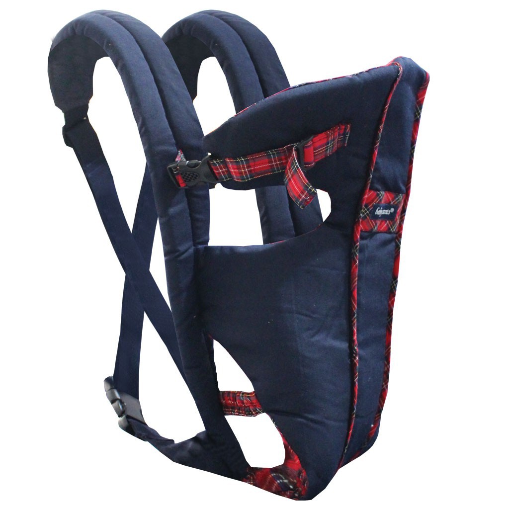 Gendongan Baby Scots POLOS ISG001 | Baby Carrier Gendongan Kanguru Depan Samping Belakang - Bwr