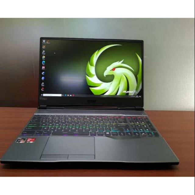 LAPTOP NOTEBOOK MSI ALPHA
15-A3DDK-060ID Black Ryzen 7 3750H Win10 MURAH