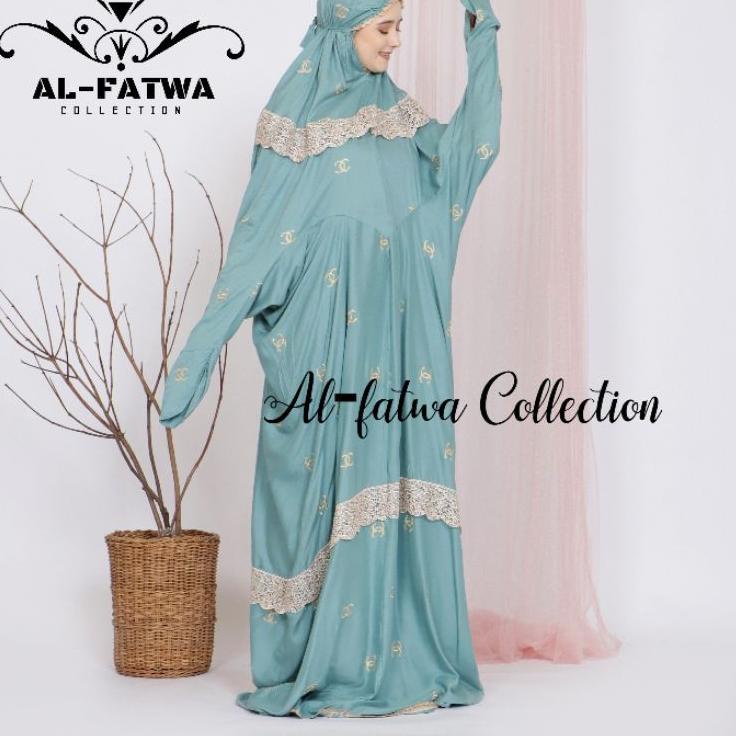 DJF.21Jl22ᴹ - Mukena Terusan / Mukena Terusan Dewasa / Mukena Terusan Syanela / Mukena Bordir Dewasa