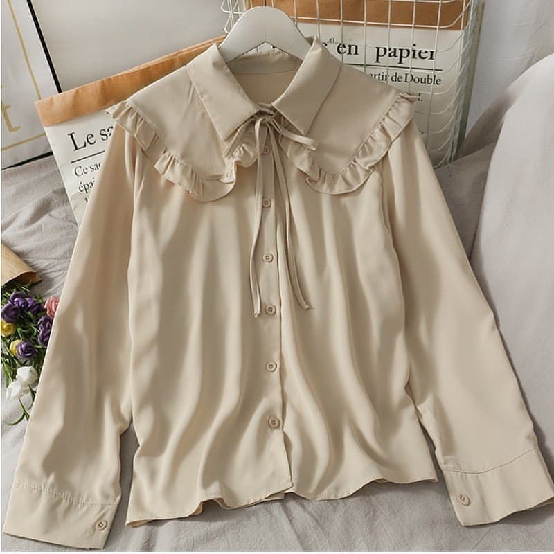 TEEN FASHION - Yeona Blouse Korean Style Korean Blouse