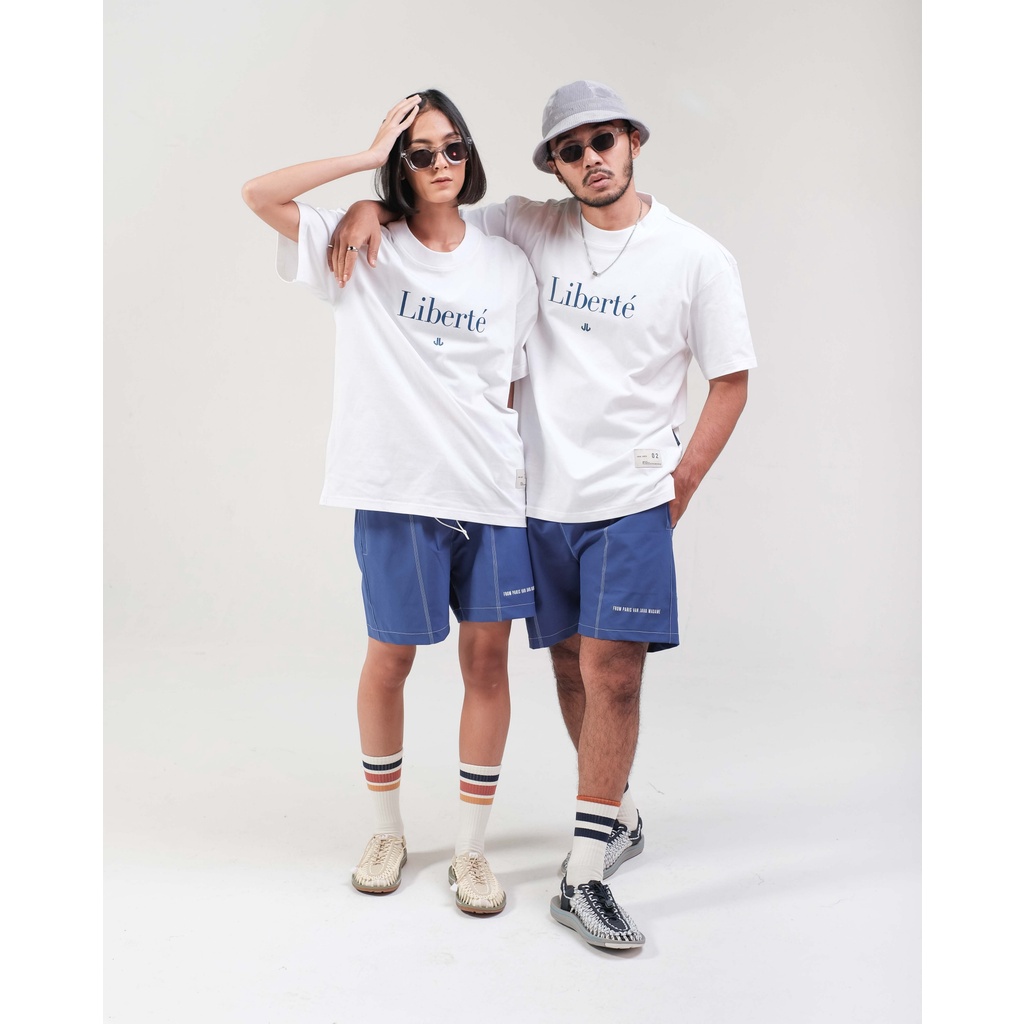 JAVAJONES Oversized Tee Liberte | Kaos Pria Wanita