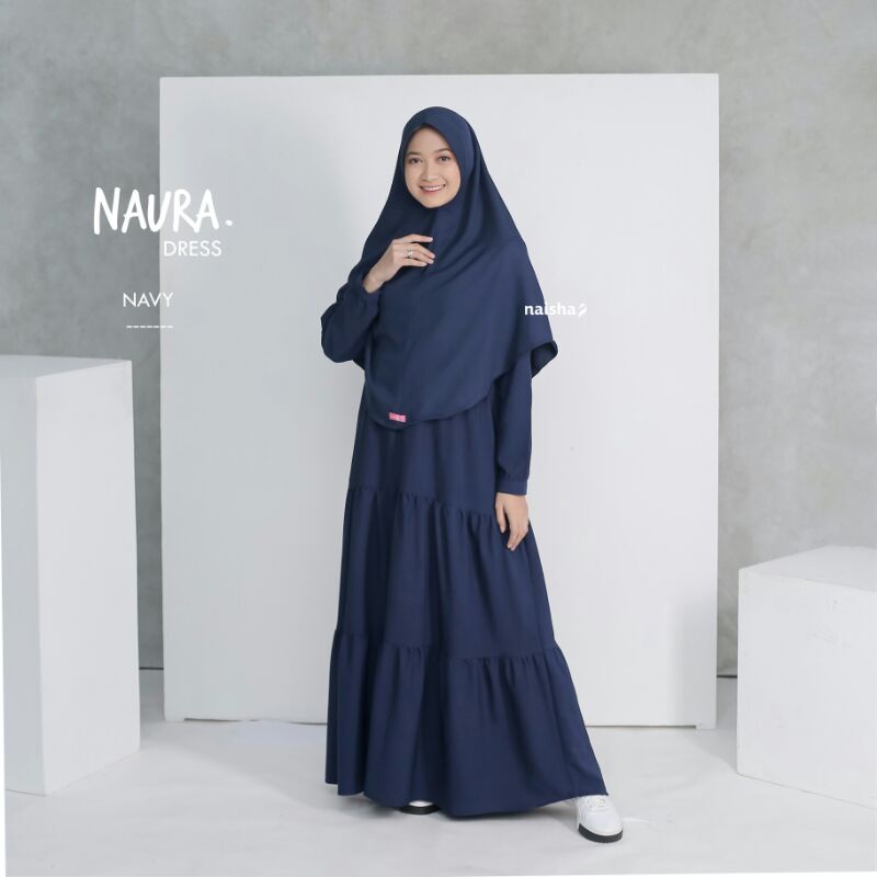 Naisha Naura Dress Premium / Gamis Premium / Baju Muslimah