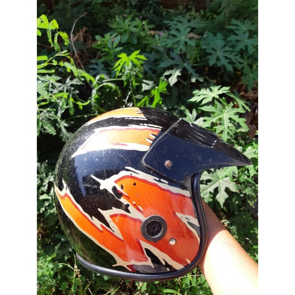 helm jadul suzuki lawasan original