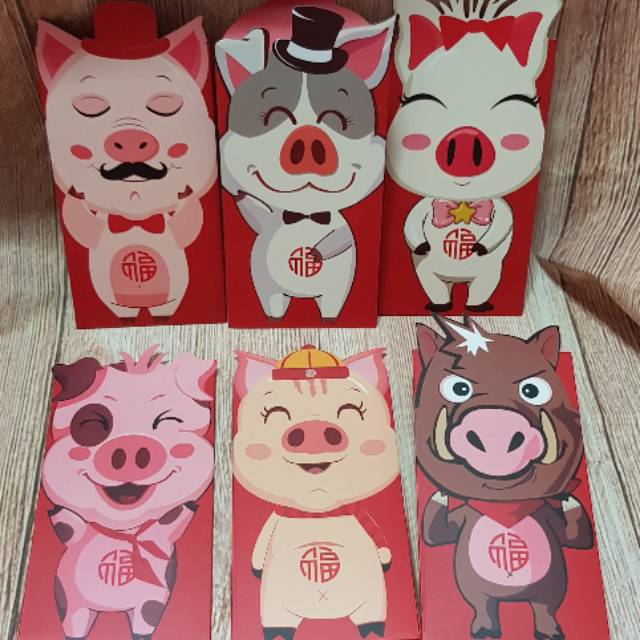 Angpao Chinnese New Year 2019 Happy Pig