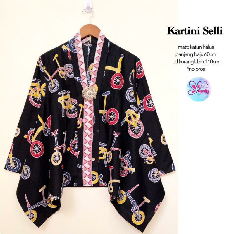 Blouse Kartini Selly | Batik Karakter Sepeda