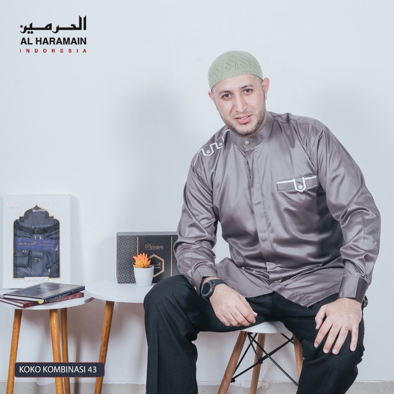 AL Haramain Koko / Kemeja Pria Kombinasi (43) Putih I Hitam I Maroon I Coklat Kopi I Ijo Lumut I Cok