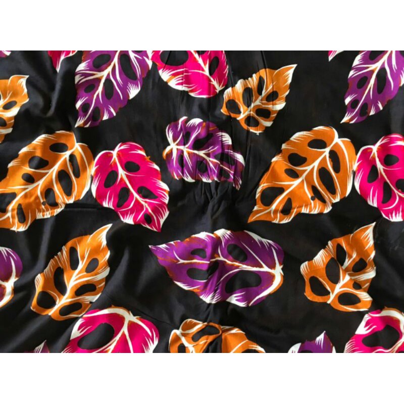 Kain rayon motif janda bolong | kain rayon motif | bahan meteran | kain rayon motif